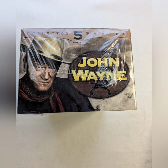 1997 John Wayne VHS Home Video Tapes Collectors 5 Pack Series NEW Sealed R-2 - Picture 3 of 6
